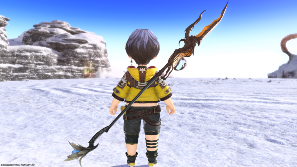 FF14　ミラプリ　光る武器　蛮神ティターニア武器　竜騎士　槍　フェアリーキングスピア　見た目