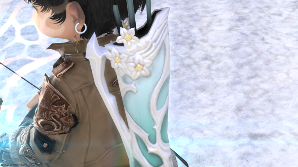 FF14　ミラプリ　光る武器　蛮神ティターニア武器　吟遊詩人　弓　フェアリーキングロングボウ　見た目　発光エフェクト