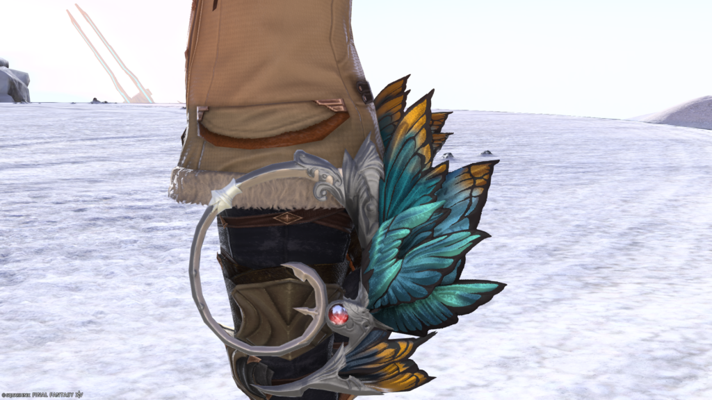 FF14 ミラプリ 光る武器 蛮神ティターニア武器 踊り子 投擲武器 フェアリーキングハンドゴンネ 見た目