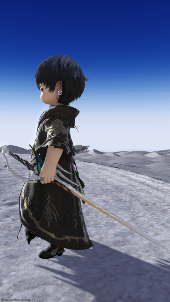 FF14 フェアリーキングレイピア　納刀時　見た目　側面
