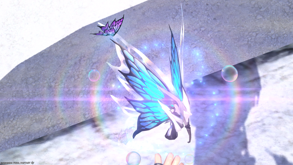 FF14　ミラプリ　光る武器　蛮神ティターニア武器　赤魔導士　細剣　フェアリーキングレイピア　見た目　発光エフェクト