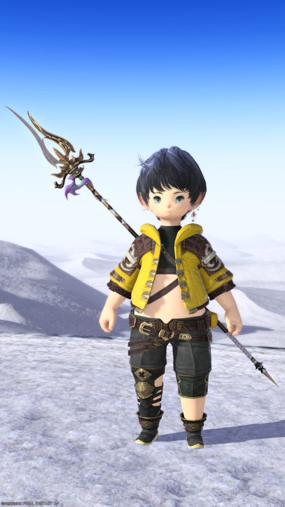 蛮神ツクヨミ武器 竜騎士 槍 月読命長槍【輝】見た目