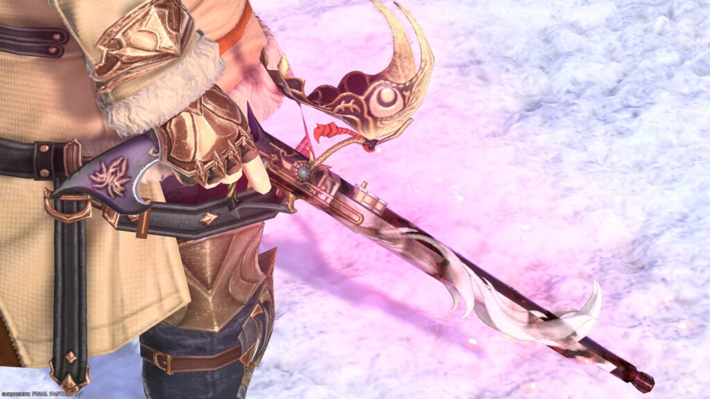 FF14　ミラプリ　光る武器　蛮神ツクヨミ武器　機工士　銃　月読命短銃【輝】　見た目　発光エフェクト