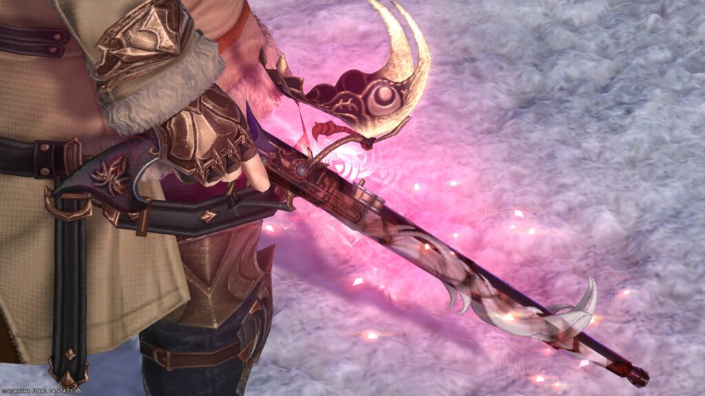 FF14　ミラプリ　光る武器　蛮神ツクヨミ武器　機工士　銃　月読命短銃【輝】　見た目　発光エフェクト