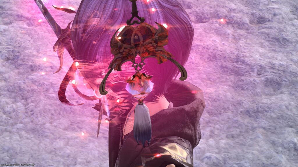 FF14 ミラプリ 光る武器 蛮神ツクヨミ武器 赤魔導士 細剣 月読命細剣【輝】 見た目 発光エフェクト