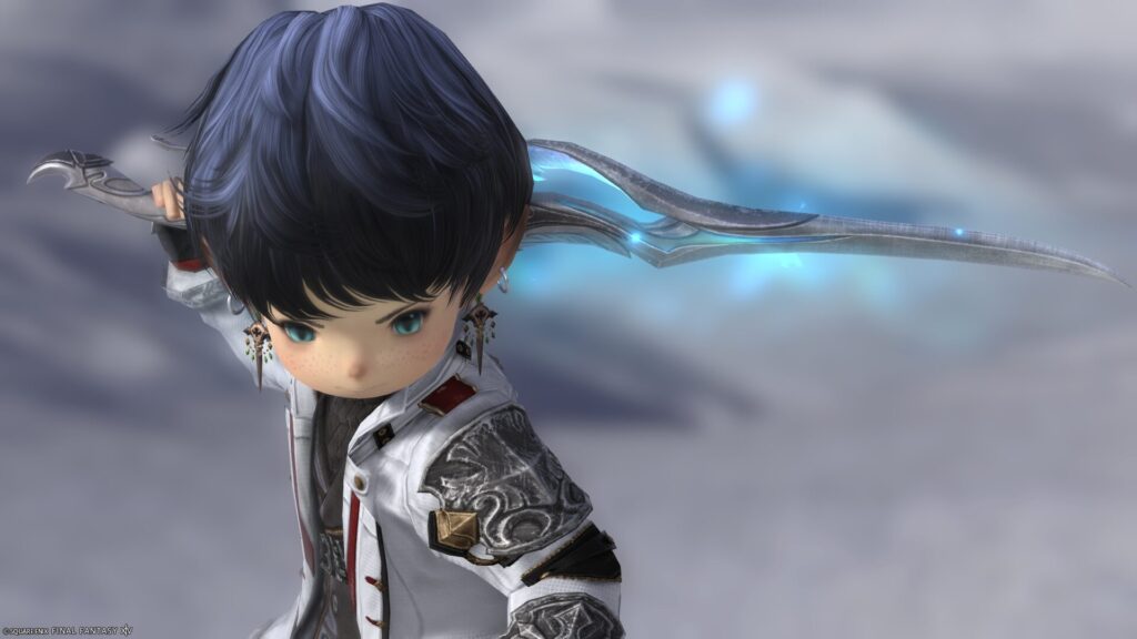 FF14 ミラプリ 光る武器 蛮神ハイデリン武器 ガンブレイカー 銃剣 サンクティファイライト・ガンブレード 見た目 発光エフェクト