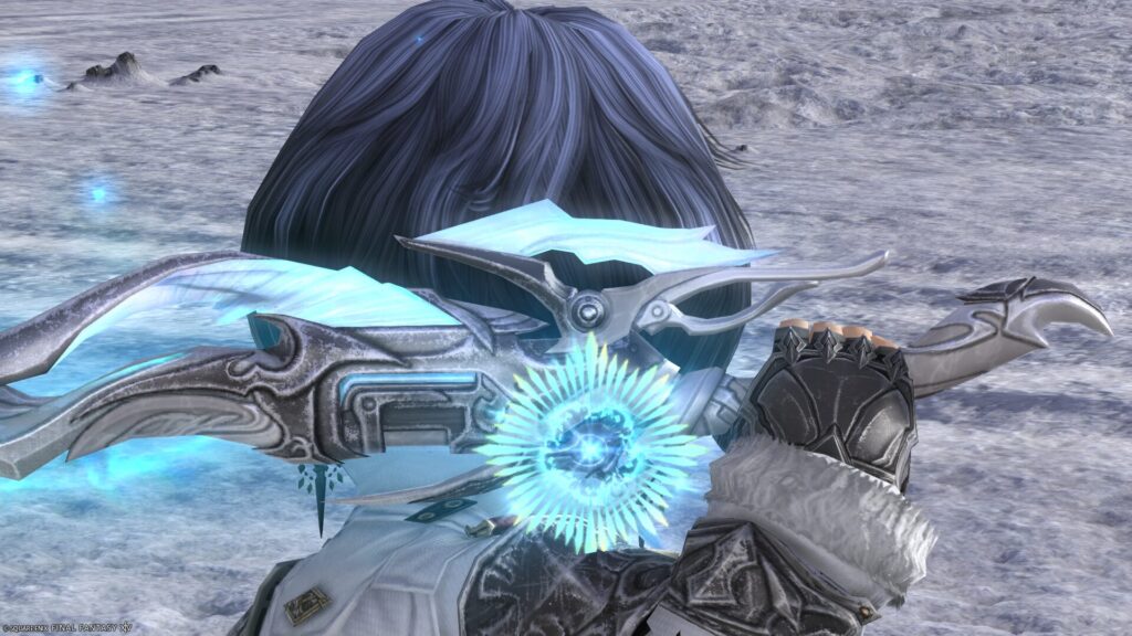 FF14 ミラプリ 光る武器 蛮神ハイデリン武器 ガンブレイカー 銃剣 サンクティファイライト・ガンブレード 見た目 発光エフェクト