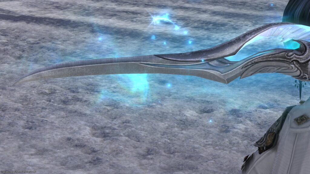 FF14 ミラプリ 光る武器 蛮神ハイデリン武器 ガンブレイカー 銃剣 サンクティファイライト・ガンブレード 見た目 発光エフェクト