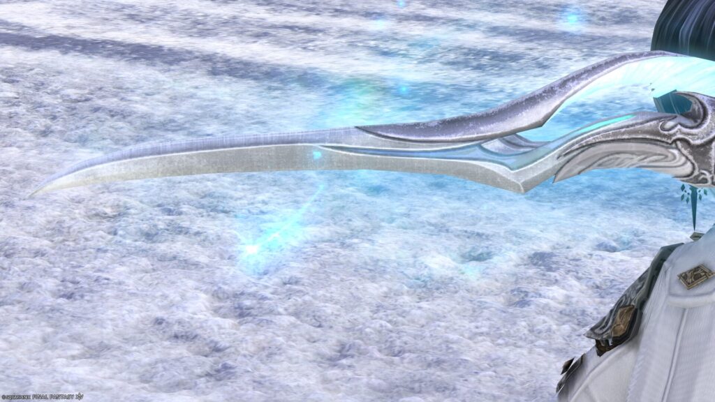 FF14 ミラプリ 光る武器 蛮神ハイデリン武器 ガンブレイカー 銃剣 サンクティファイライト・ガンブレード 見た目 発光エフェクト