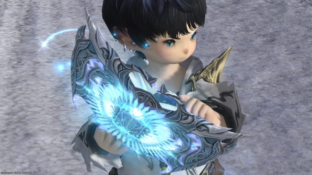 FF14 ミラプリ 光る武器 蛮神ハイデリン武器 学者 魔導書 サンクティファイライト・コーデックス 見た目 発光エフェクト