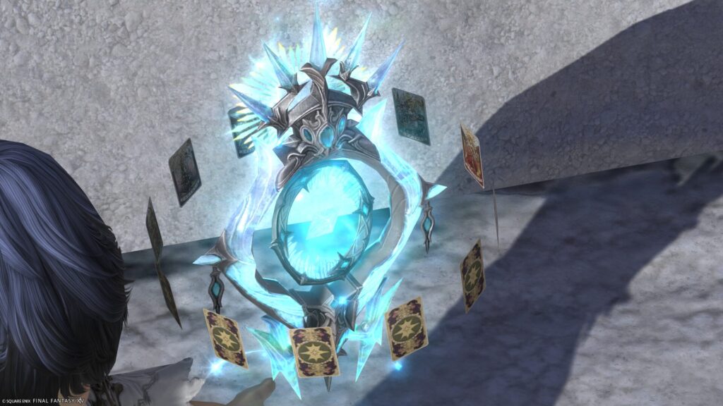 FF14　ミラプリ　光る武器　蛮神ハイデリン武器　占星術師　天球儀　サンクティファイライト・トルクエタム　見た目　発光エフェクト