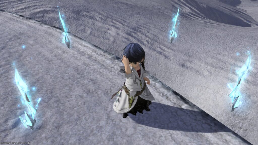 FF14　ミラプリ　光る武器　蛮神ハイデリン武器　賢者　賢具　サンクティファイライト・ウィング　見た目　発光エフェクト