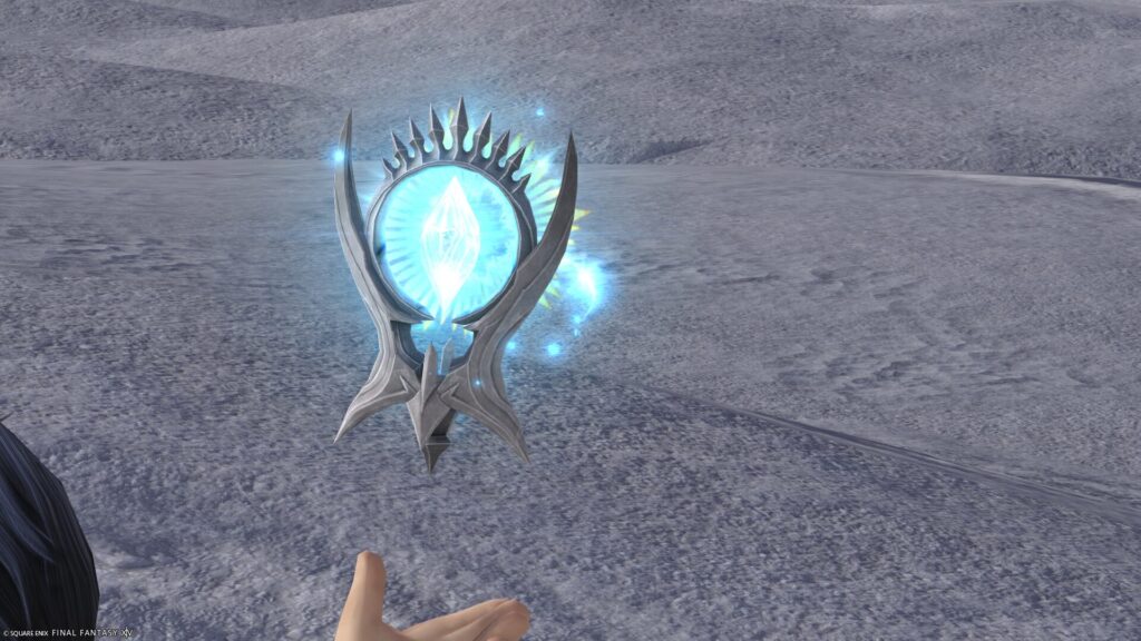 FF14 ミラプリ 光る武器 蛮神ハイデリン武器 赤魔導士 細剣 サンクティファイライト・フルーレ 見た目 発光エフェクト