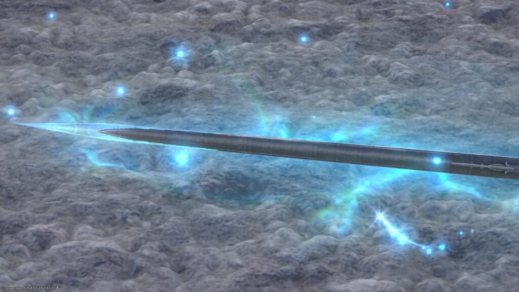 FF14 ミラプリ 光る武器 蛮神ハイデリン武器 赤魔導士 細剣 サンクティファイライト・フルーレ 見た目 発光エフェクト