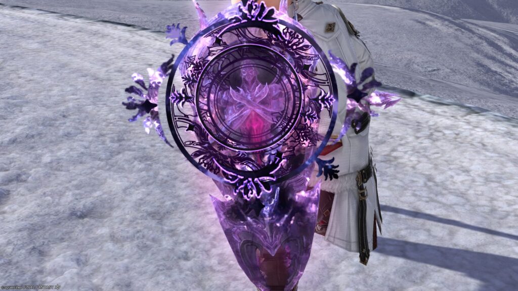 FF14　ミラプリ　光る武器　蛮神ハーデス武器　ナイト　剣　盾　ミソスRE 、ユラベーヤRE　見た目　発光エフェクト