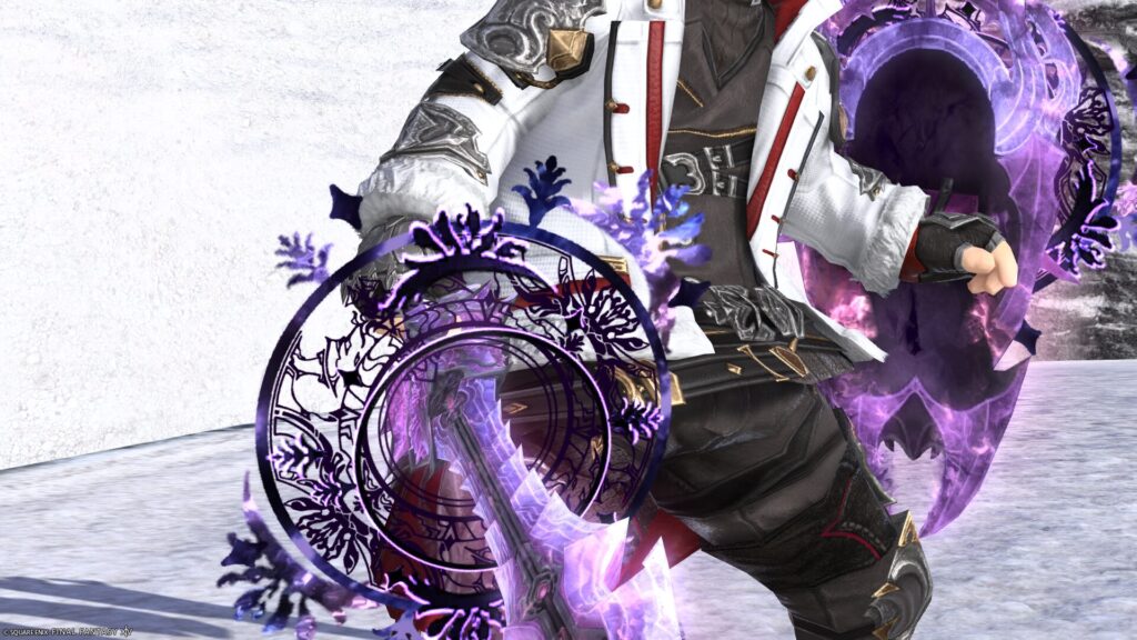 FF14　ミラプリ　光る武器　蛮神ハーデス武器　ナイト　剣　盾　ミソスRE 、ユラベーヤRE　見た目　発光エフェクト