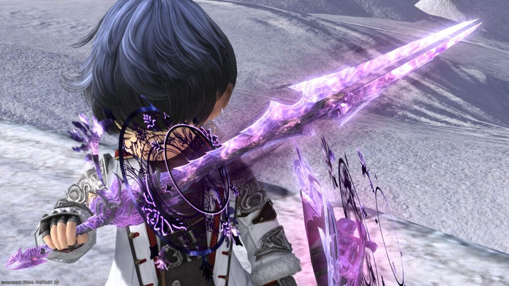 FF14　ミラプリ　光る武器　蛮神ハーデス武器　ナイト　剣　盾　ミソスRE 、ユラベーヤRE　見た目　発光エフェクト