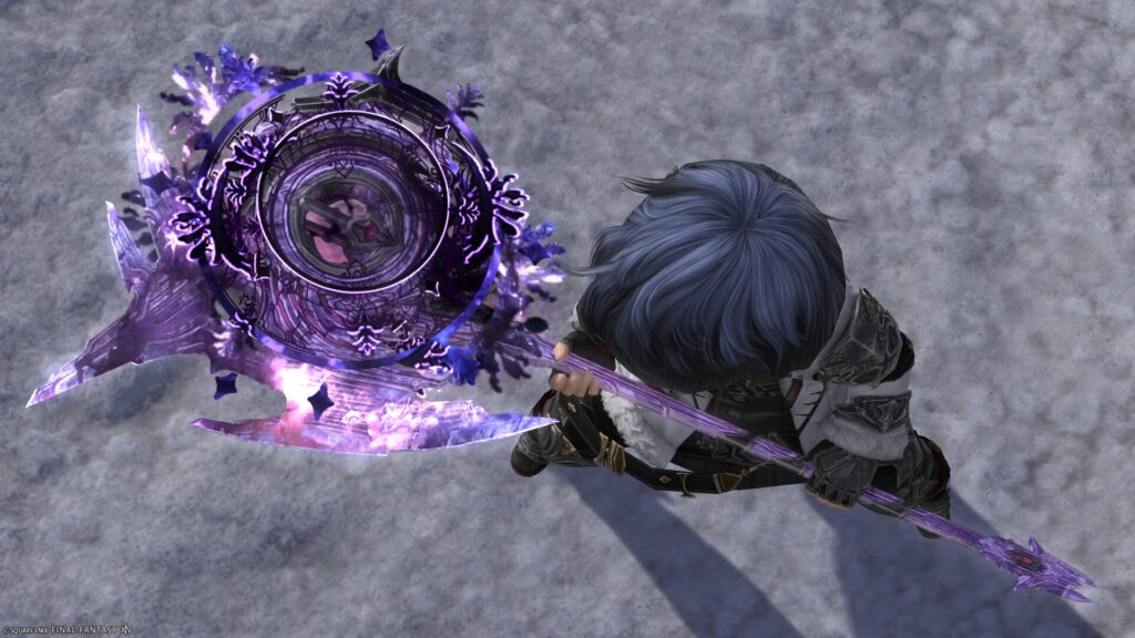 FF14　ミラプリ　光る武器　蛮神ハーデス武器　戦士　斧　スモシスRE　見た目　発光エフェクト