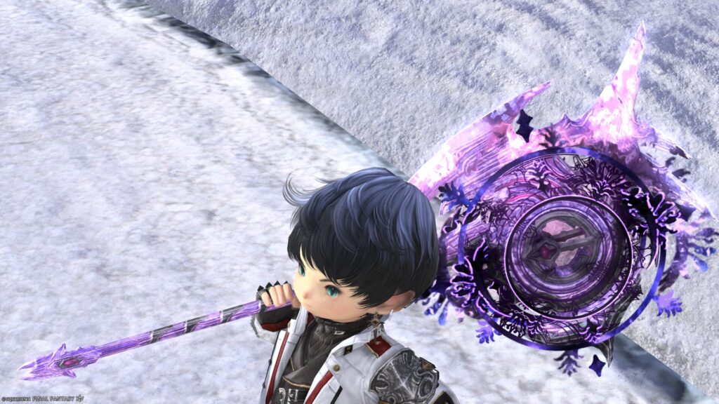 FF14　ミラプリ　光る武器　蛮神ハーデス武器　戦士　斧　スモシスRE　見た目　発光エフェクト