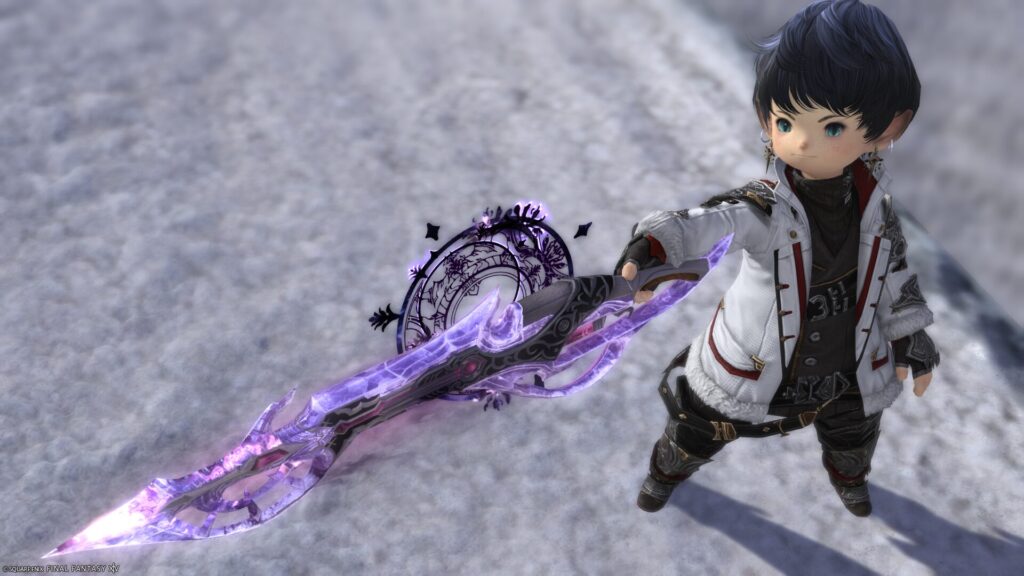 FF14　ミラプリ　光る武器　蛮神ハーデス武器　ガンブレイカー　銃剣　オデゥネRE　見た目　発光エフェクト