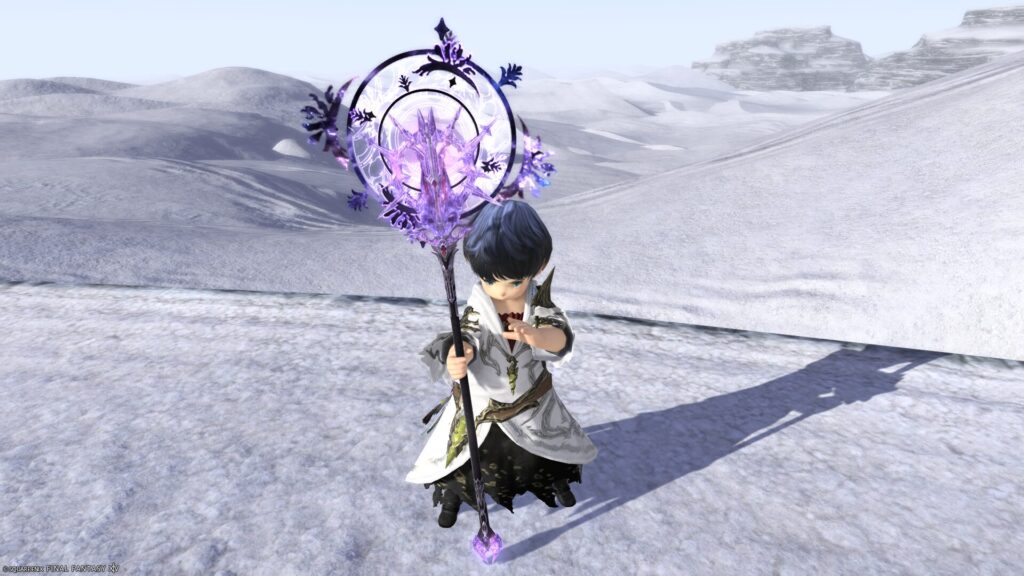 FF14　ミラプリ　光る武器　蛮神ハーデス武器　白魔導士　幻具　ケレシスRE　見た目　発光エフェクト