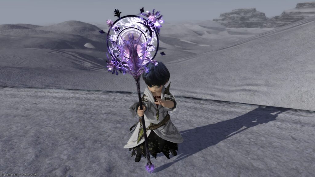 FF14　ミラプリ　光る武器　蛮神ハーデス武器　白魔導士　幻具　ケレシスRE　見た目　発光エフェクト