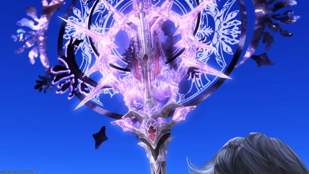 FF14　ミラプリ　光る武器　蛮神ハーデス武器　白魔導士　幻具　ケレシスRE　見た目　発光エフェクト