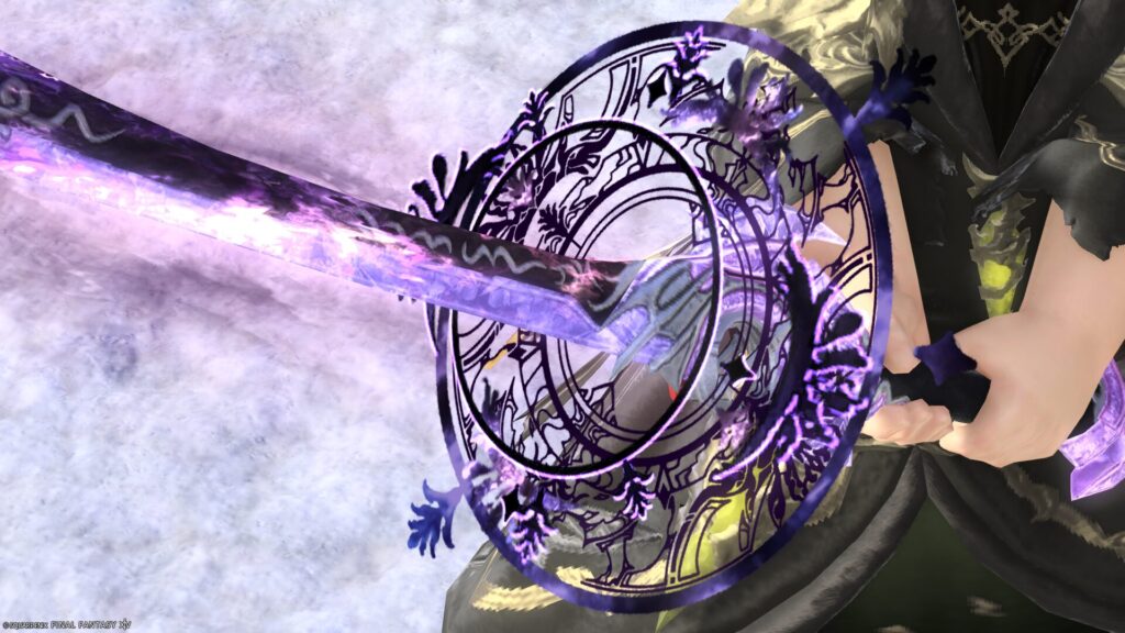 FF14　ミラプリ　光る武器　蛮神ハーデス武器　侍　刀　アイスクーネRE　見た目　発光エフェクト