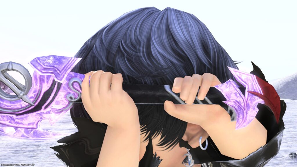 FF14　ミラプリ　光る武器　蛮神ハーデス武器　侍　刀　アイスクーネRE　見た目　発光エフェクト