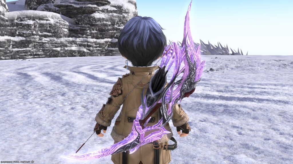 FF14　ミラプリ　光る武器　蛮神ハーデス武器　吟遊詩人　弓　ディーマRE　見た目