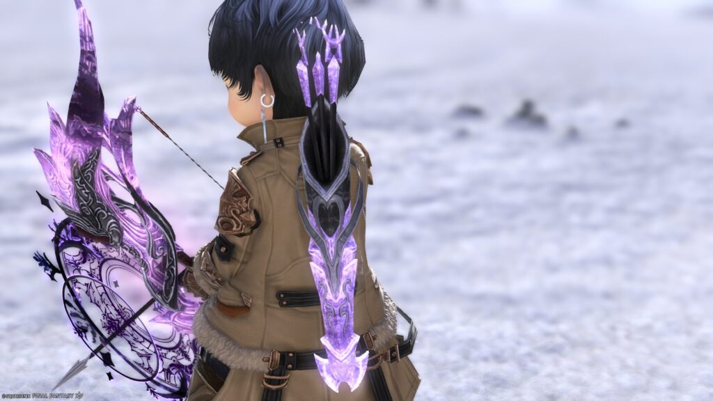 FF14　ミラプリ　光る武器　蛮神ハーデス武器　吟遊詩人　弓　ディーマRE　見た目　発光エフェクト