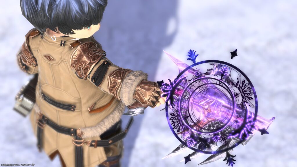 FF14 ミラプリ 光る武器 蛮神ハーデス武器 機工士 銃 エクプレックシスRE 見た目 発光エフェクト