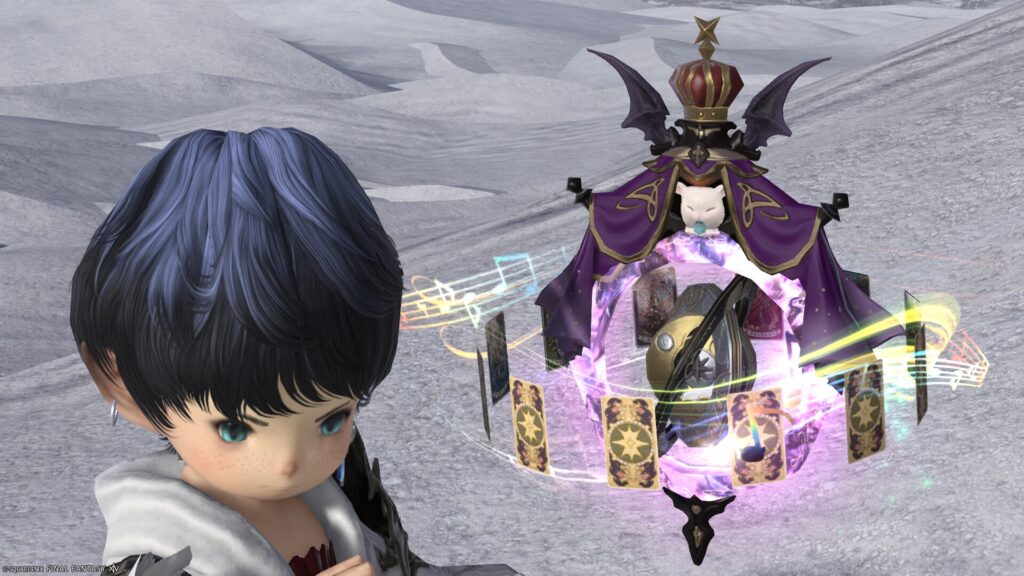 FF14　ミラプリ　光る武器　極王モグル・モグXII世武器　占星術師　天球儀　モグルモグローブ　見た目　発光エフェクト