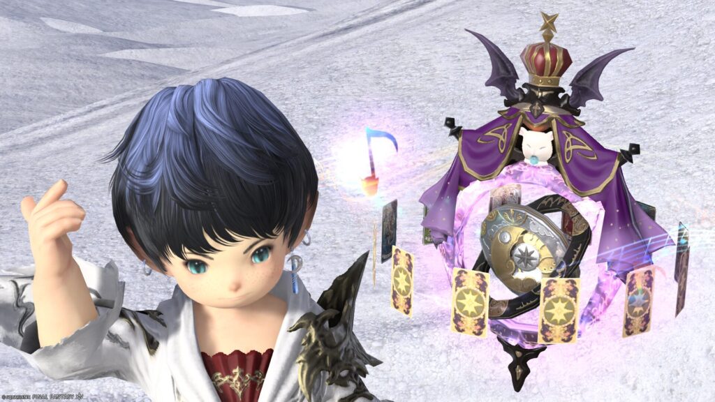 FF14　ミラプリ　光る武器　極王モグル・モグXII世武器　占星術師　天球儀　モグルモグローブ　見た目　発光エフェクト