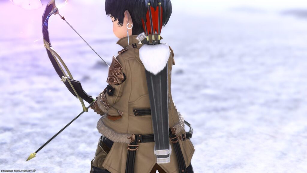 FF14　ミラプリ　光る武器　極王モグル・モグXII世武器　吟遊詩人　弓　モグルモグボウ　見た目　発光エフェクト