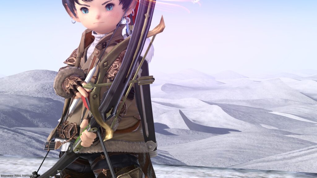 FF14　ミラプリ　光る武器　極王モグル・モグXII世武器　吟遊詩人　弓　モグルモグボウ　見た目　発光エフェクト