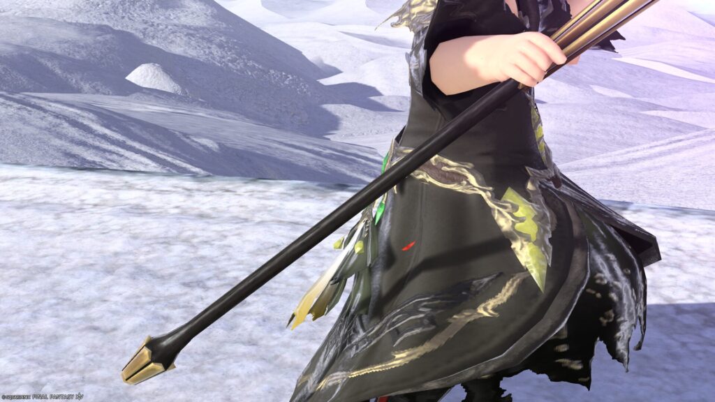 FF14 ミラプリ 光る武器 極王モグル・モグXII世武器 黒魔導士 杖 モグルモグスタッフ 見た目 発光エフェクト