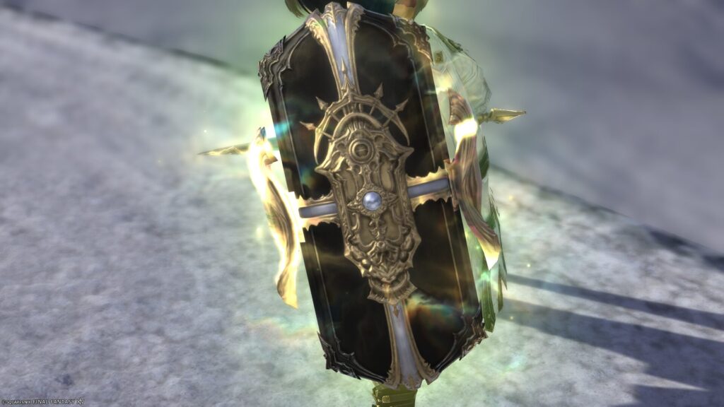 FF14　ミラプリ　光る武器　極女神ソフィア討滅戦　ナイト　剣　盾　細剣　ブレード・オブ・ゴッデス/シールド・オブ・ゴッデス　見た目　発光エフェクト