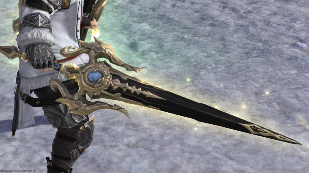 FF14　ミラプリ　光る武器　極女神ソフィア討滅戦　ナイト　剣　盾　細剣　ブレード・オブ・ゴッデス/シールド・オブ・ゴッデス　見た目　発光エフェクト