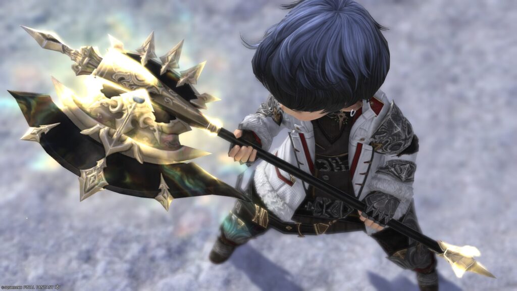 FF14 ミラプリ 光る武器 極女神ソフィア討滅戦 戦士 斧 アクス・オブ・ゴッデス 見た目 発光エフェクト