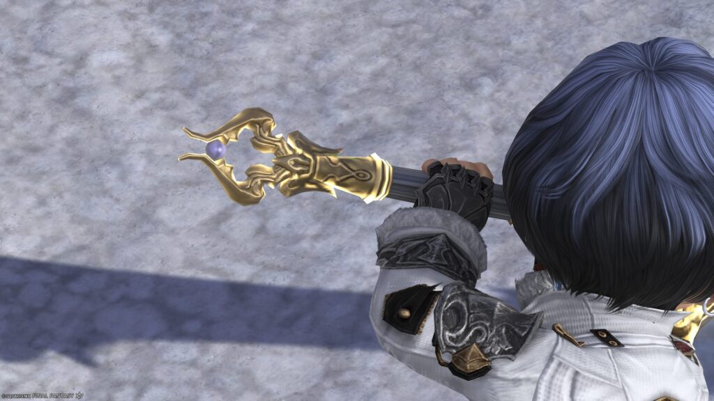 FF14　ミラプリ　光る武器　極女神ソフィア討滅戦　暗黒騎士　両手剣　ソード・オブ・ゴッデス　見た目　発光エフェクト