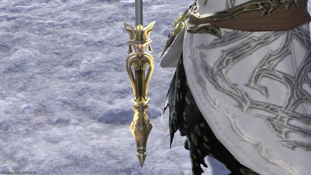 FF14　ミラプリ　光る武器　極女神ソフィア討滅戦　白魔導士　杖　ケーン・オブ・ゴッデス　見た目　発光エフェクト