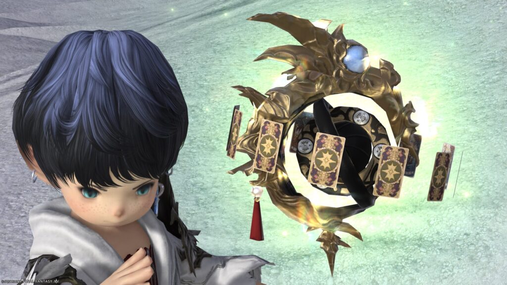 FF14　ミラプリ　光る武器　極女神ソフィア討滅戦　占星術師　天球儀　スター・オブ・ゴッデス　見た目　発光エフェクト