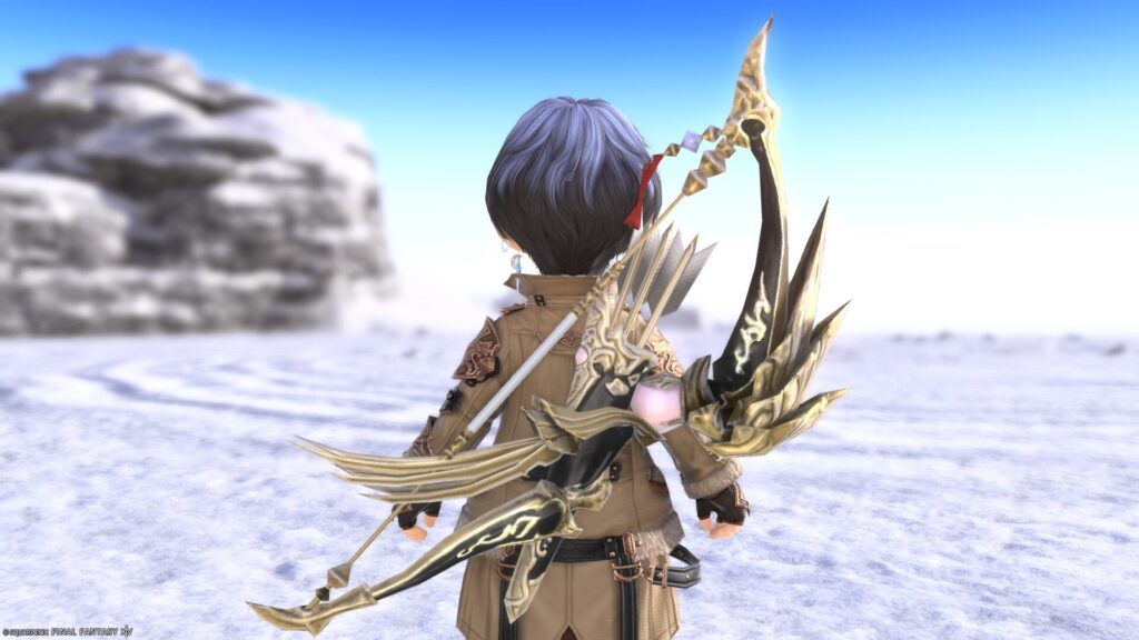 FF14　ミラプリ　光る武器　極女神ソフィア討滅戦　吟遊詩人　弓　ボウ・オブ・ゴッデス　見た目