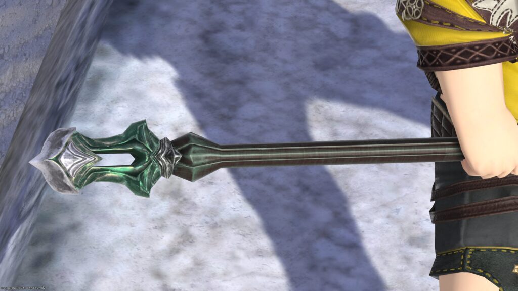 FF14　ミラプリ　光る武器　極エメラルドウェポン破壊作戦　竜騎士　槍　スマラグディン・パルチザン　見た目