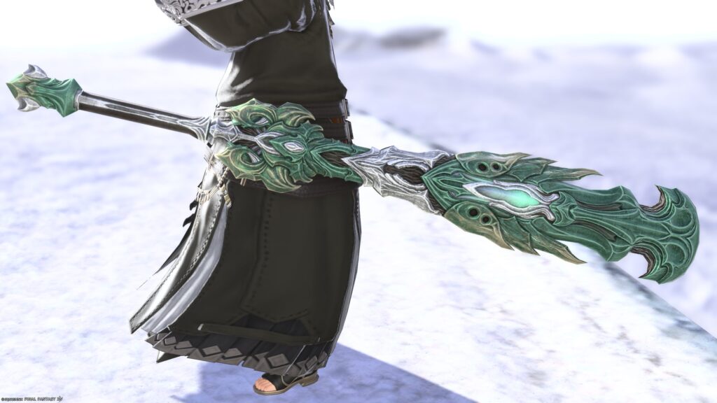 FF14 ミラプリ 光る武器 極エメラルドウェポン破壊作戦 侍 スマラグディン・ブレード 見た目