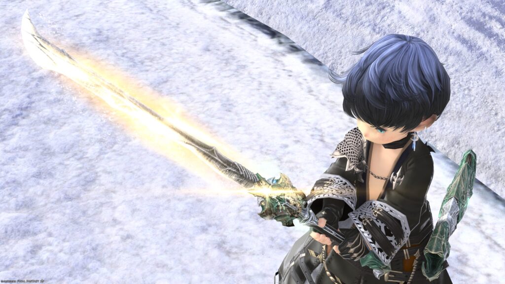 FF14 ミラプリ 光る武器 極エメラルドウェポン破壊作戦 侍 スマラグディン・ブレード 見た目