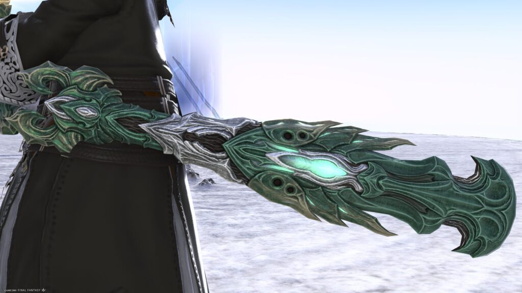 FF14 ミラプリ 光る武器 極エメラルドウェポン破壊作戦 侍 スマラグディン・ブレード 見た目 発光エフェクト