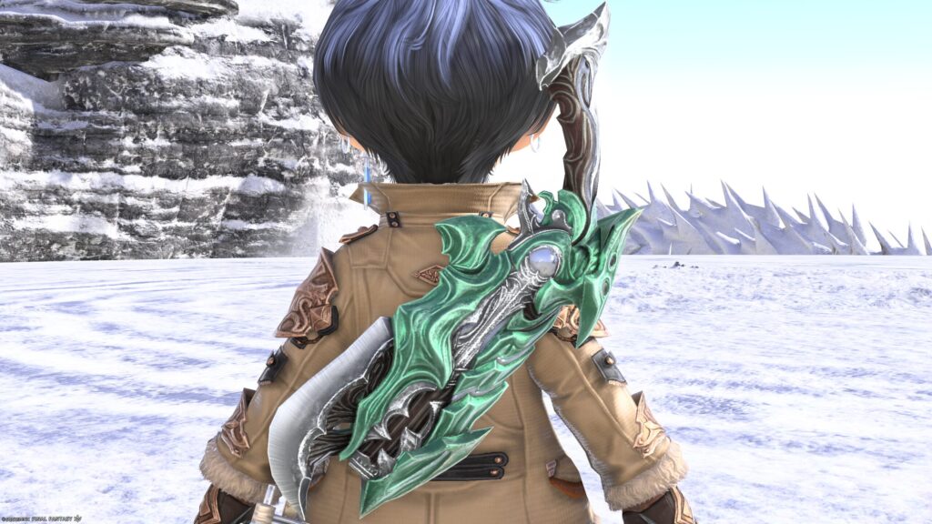 FF14 ミラプリ 光る武器 極エメラルドウェポン破壊作戦 機工士 銃 スマラグディン・ハンドガン 見た目