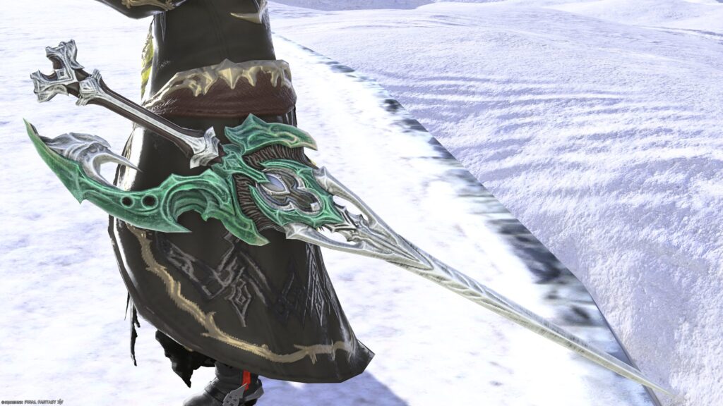 FF14　ミラプリ　光る武器　極エメラルドウェポン破壊作戦　赤魔導士　細剣　スマラグディン・レイピア　見た目